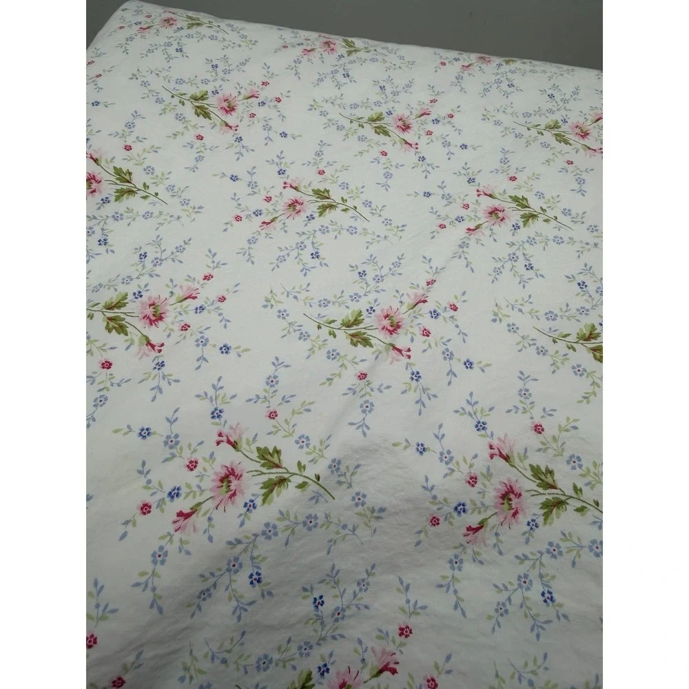 Lauren Ralph Lauren Porcelain Maisy King Sheets Flat Fitted Floral Cotton